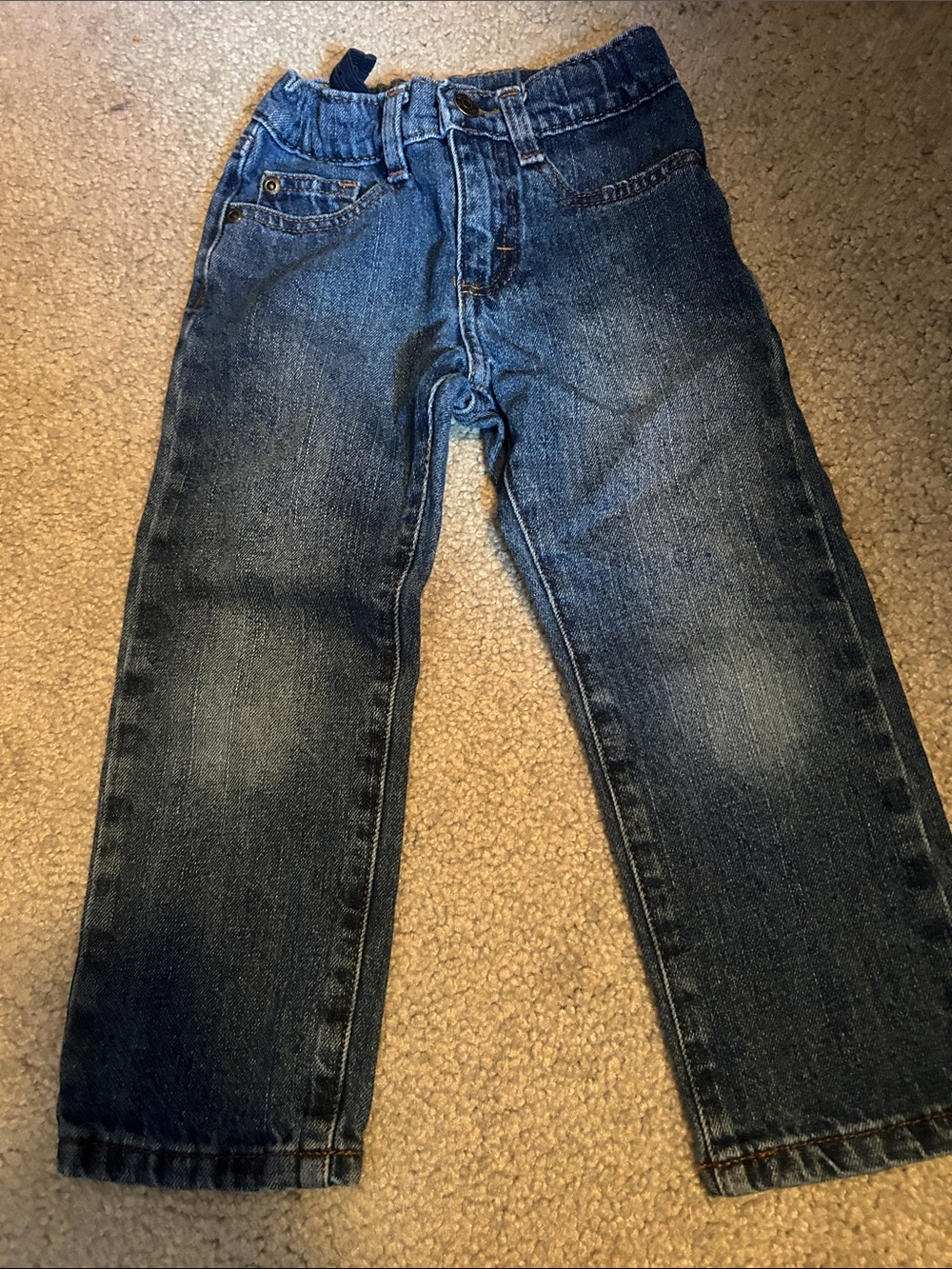 Wrangler Boys Blue Straight-Leg Denim Jeans
